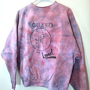 NWOT Cleveland Guard the Land Tie-Dyed Cotton Sweatshirt Size XL